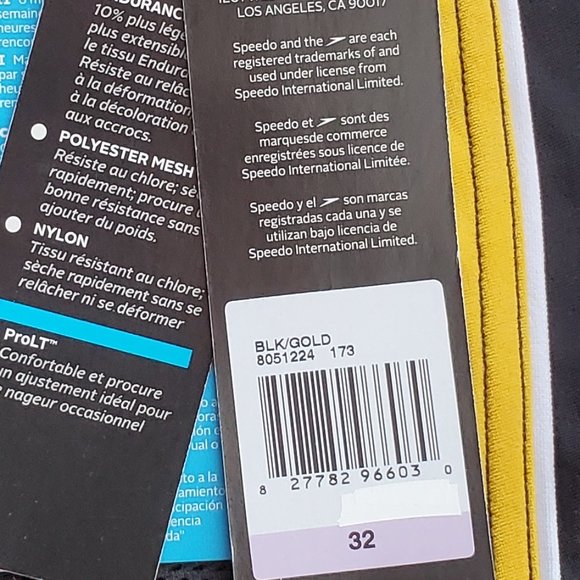 SPEEDO Performance - Men’s Jammer Swim Suit – 32” – New - Picture 3 of 4